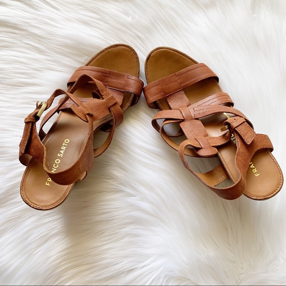 Franco Sarto Strappy Wedges